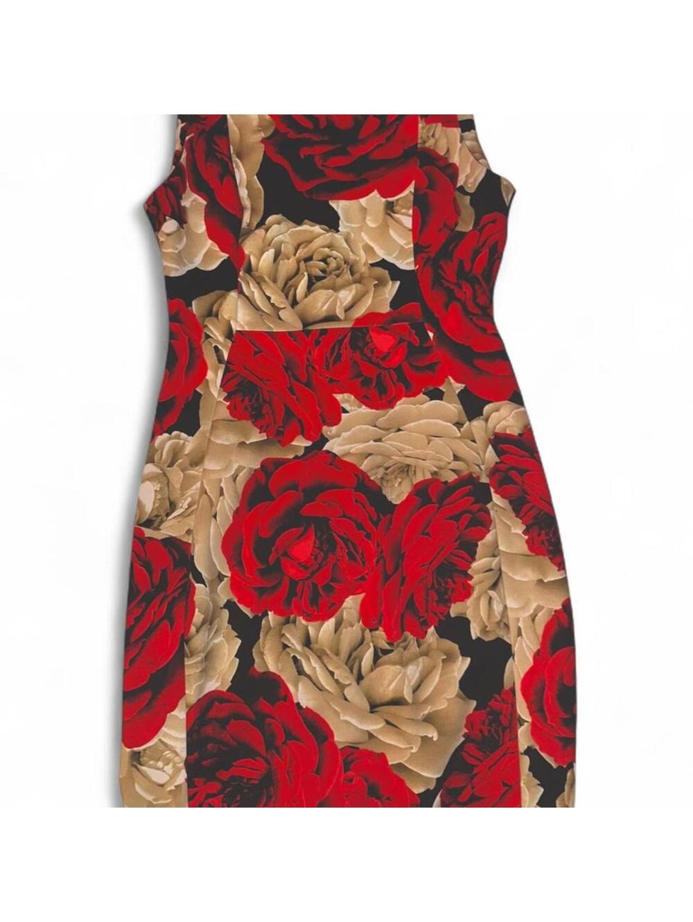 Calvin Klein Floral Wiggle Sheath Dress – Size 10